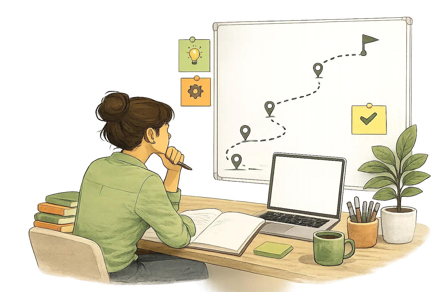 Aspiring PM Illustration