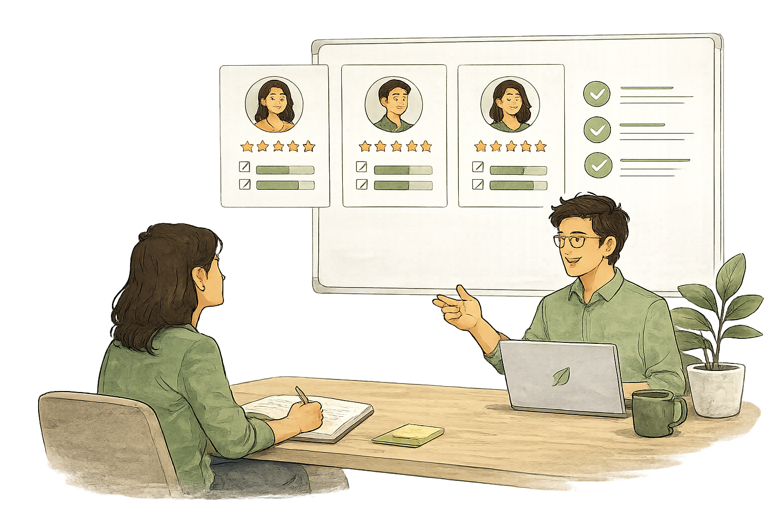 Hiring PM Illustration
