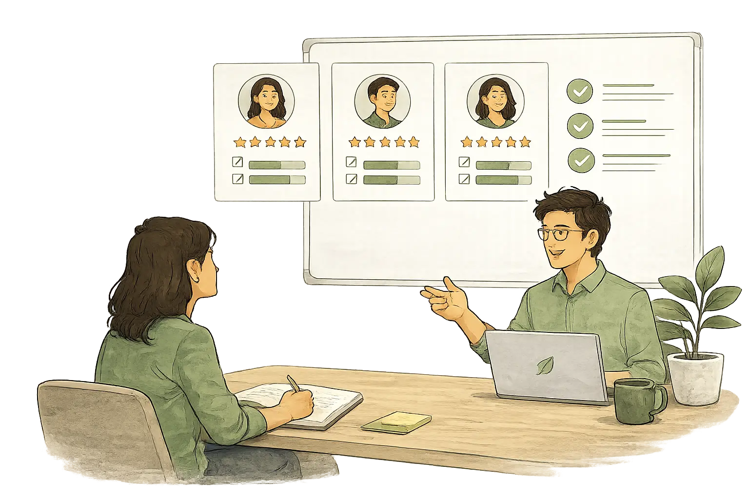 Hiring PM Illustration